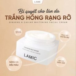 Kem dưỡng ẩm rễ bạch sâm dưỡng trắng và ngừa lão hóa da mặt LAMIC