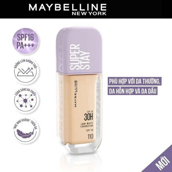Kem nền bắt sáng đa chiều Maybelline New York Super Stay 35ml