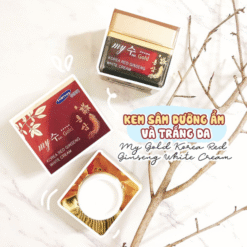 Kem Dưỡng Trắng Da Mặt Hồng Sâm Hàn Quốc MY ME GOLD Korea Red Ginseng Aqua Wrinkle & Whitening Cream 50ml