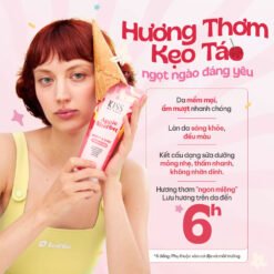 Sữa dưỡng trắng da toàn thân hương nước hoa Kiss My Body Bright & Shine 200g
