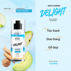 Xịt thơm toàn thân hương nước hoa Kiss My Body Eau De Toilette 88ml