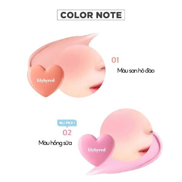 Phấn Má Hồng Dạng Kem Lilybyred Luv Beam Cheek Balm 3.5g
