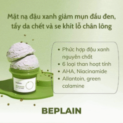 Mặt nạ đất sét Beplain Mung Bean Pore Clay Mask 120ml