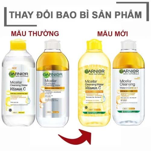 Nước Tẩy Trang Làm Sạch Sâu Garnier Micellar Cleansing Water