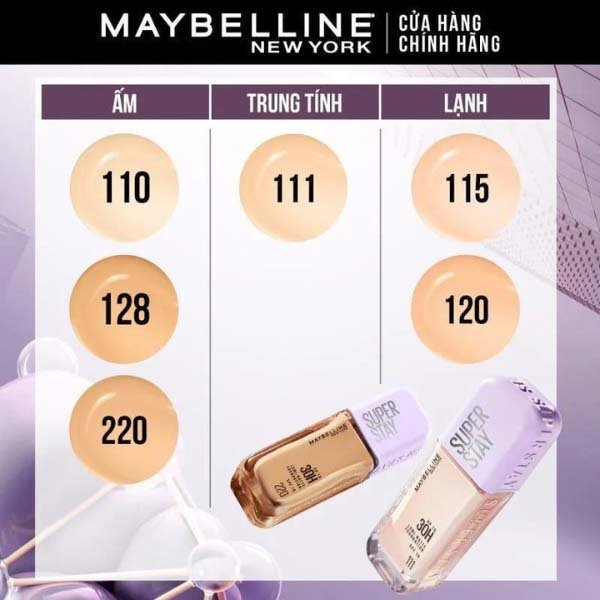 Kem nền bắt sáng đa chiều Maybelline New York Super Stay 35ml
