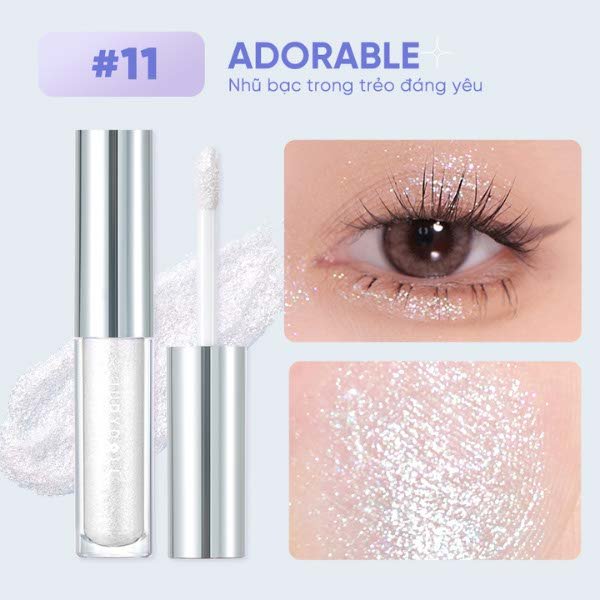 Nhũ mắt kim tuyến dạng lỏng Judydoll Liquid Eyeshadow 1.8g