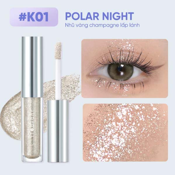 Nhũ mắt kim tuyến dạng lỏng Judydoll Liquid Eyeshadow 1.8g