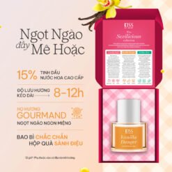 Nước hoa 15% tinh dầu lưu hương 12h Kiss My Body EAU DE PARFUM 50ml