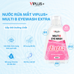 Nước rửa mắt làm sạch và thư giản mắt VIPLUS+ Multi B Eye Wash 300ml