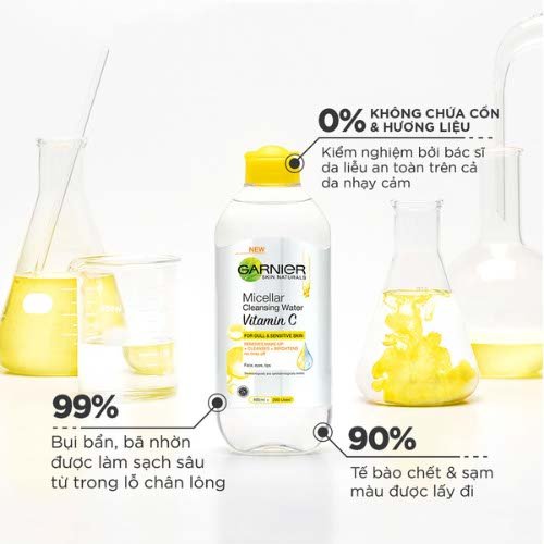 Nước Tẩy Trang Làm Sạch Sâu Garnier Micellar Cleansing Water