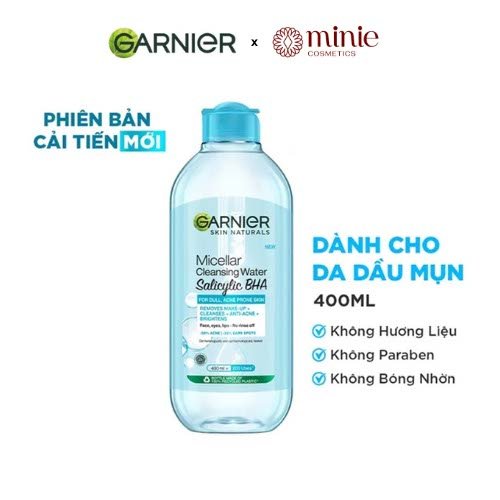 Nước Tẩy Trang Làm Sạch Sâu Garnier Micellar Cleansing Water