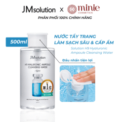 Nước Tẩy Trang JMsolution Hyaluronic Acid Mọi Loại Da 500ml Hyaluronic Ampoule Cleansing Water
