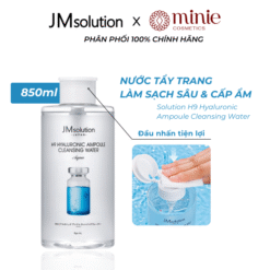 Nước Tẩy Trang JMsolution Hyaluronic Acid Mọi Loại Da 500ml Hyaluronic Ampoule Cleansing Water