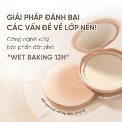 Phấn nền mỏng nhẹ che khuyết điểm Judydoll Soft & Velvet Matte Powder Foundation 4g
