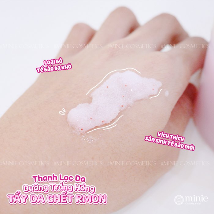 Tẩy tế bào chết body muối hồng RMON White Label Dia Body Scrub 400g