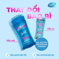 Gel ngăn tiết mồ hôi và khử mùi suốt 48 giờ Secret 73g