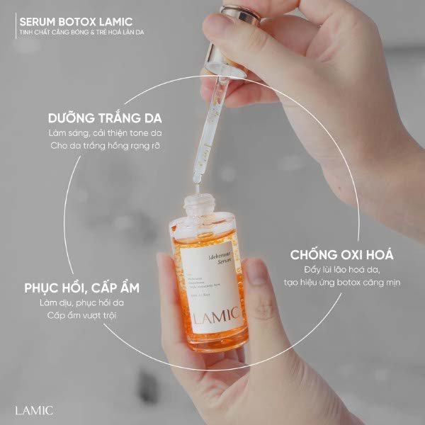 Serum dưỡng trắng mờ thâm tàng nhang nám Lamic