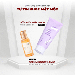 Combo Sữa rửa mặt TIA'M 200ml & Serum botox tươi LAMIC 35ml