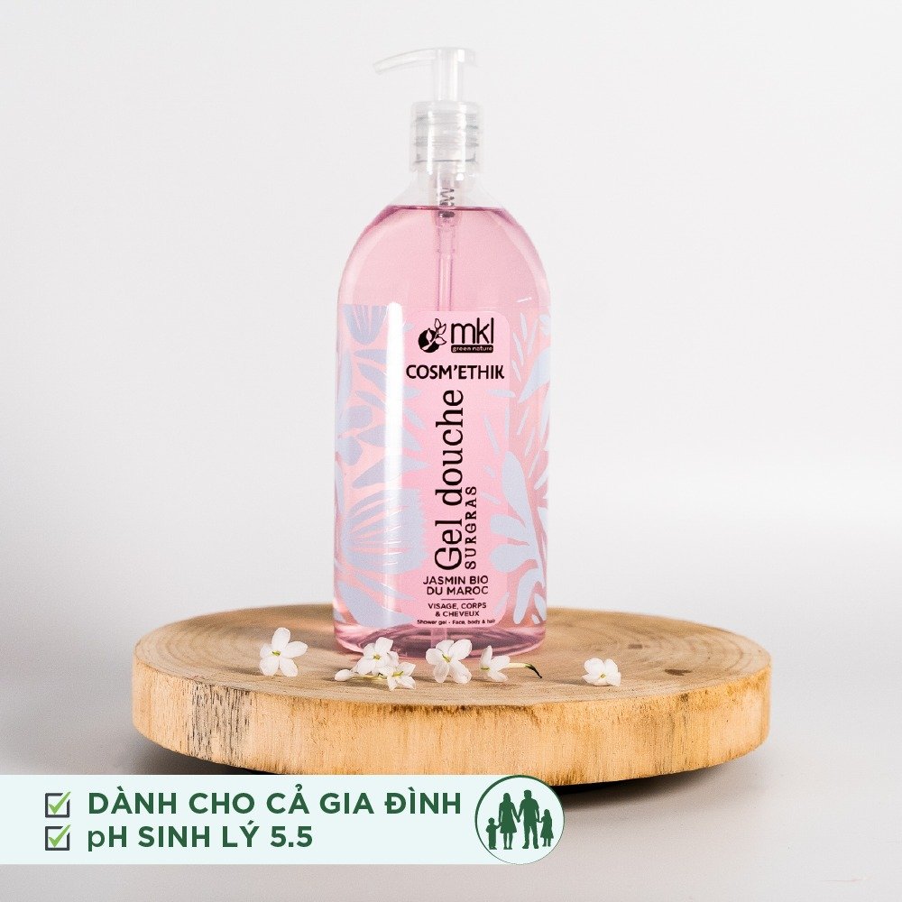 Sữa tắm cho da nhạy cảm MKL Green Nature Cosm'ethik Gel Douche Surgras 1000ml