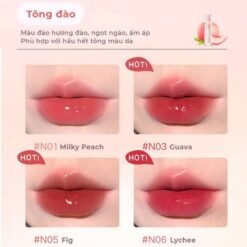 Son bóng có dưỡng Judydoll Iced Tea Watery Lip Gloss 2.4g