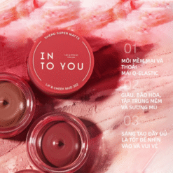 Son kem bùn & má hồng INTO YOU Shero Super Matte Lip & Cheek Mud 5g (Hũ)