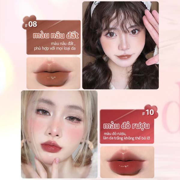 Son dưỡng môi có màu Judydoll Watery Glow Lipstick 3g