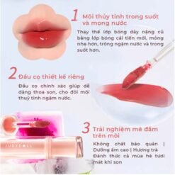 Son bóng có dưỡng Judydoll Iced Tea Watery Lip Gloss 2.4g