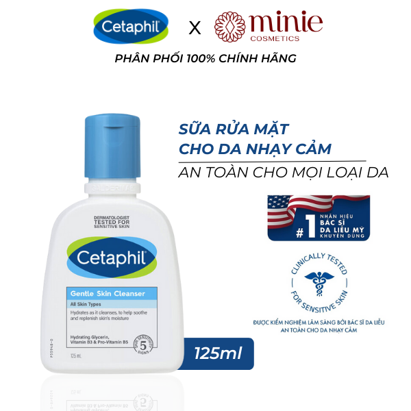 Sữa rửa mặt cho da thường và da nhạy cảm Cetaphil Gentle Skin Cleanser - Ảnh 3