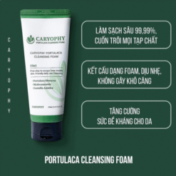 Sữa rửa mặt ngừa mụn sạch sâu gấp 2 lần CARYOPHY Portulaca Cleansing Foam 150ml