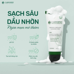 Sữa rửa mặt ngừa mụn sạch sâu gấp 2 lần CARYOPHY Portulaca Cleansing Foam 150ml