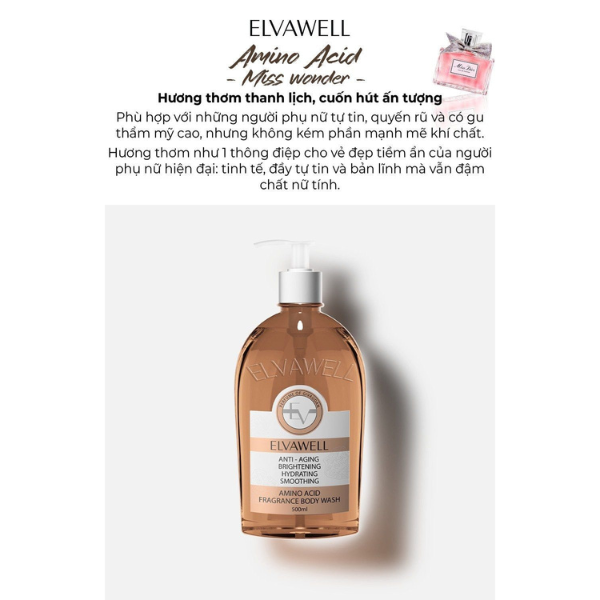 Sữa tắm nước hoa ELVAWELL