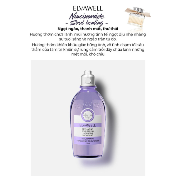Sữa tắm nước hoa ELVAWELL