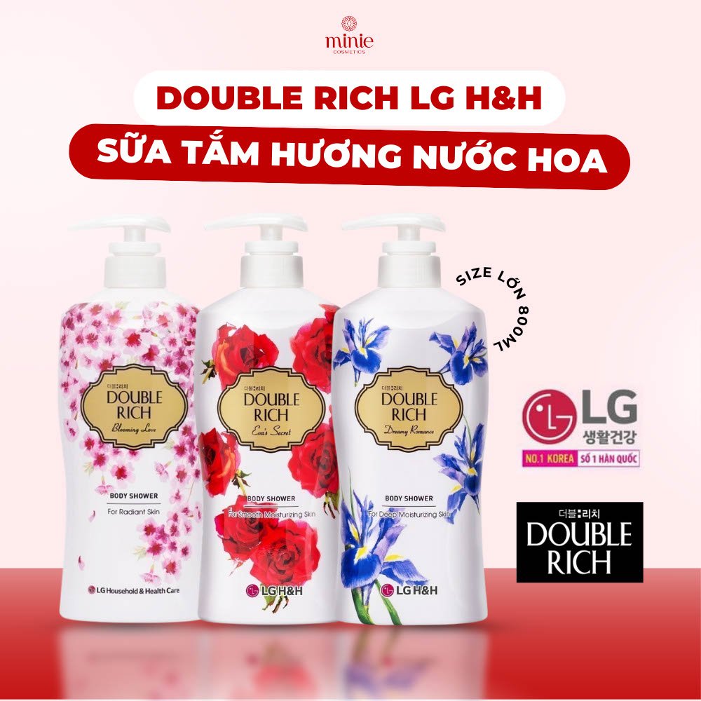 Sữa tắm hương nước hoa Double Rich Body Shower 800g
