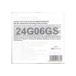 Phấn nền mỏng nhẹ che khuyết điểm Judydoll Soft & Velvet Matte Powder Foundation 4g