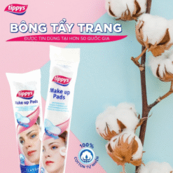 Bông tẩy trang Hà Lan Tippys Classic Make Up Pads