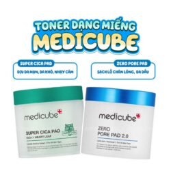 Toner pad cho da dầu mụn, da khô và da nhạy cảm Medicube 100ml / 70 miếng
