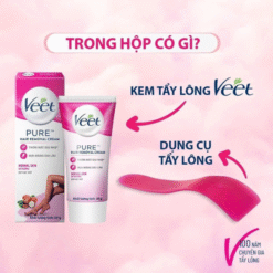 Kem tẩy lông dành cho da thường và da nhạy cảm Veet Pure Hair Removal Cream