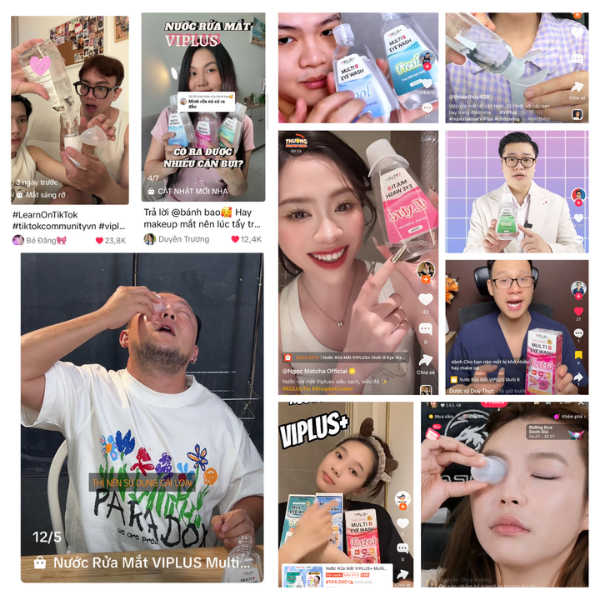 Nước rửa mắt làm sạch và thư giản mắt VIPLUS+ Multi B Eye Wash 300ml