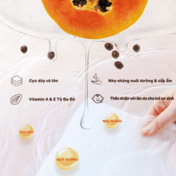 Khăn giấy ướt đu đủ Aiwibi PAPAYA 20 miếng