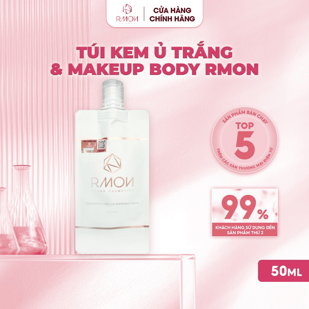 Kem Dưỡng Trắng Da Body Rmon White Label Dia Whitening Cream