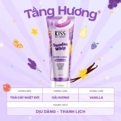 Sữa dưỡng trắng da toàn thân hương nước hoa Kiss My Body Bright & Shine 200g