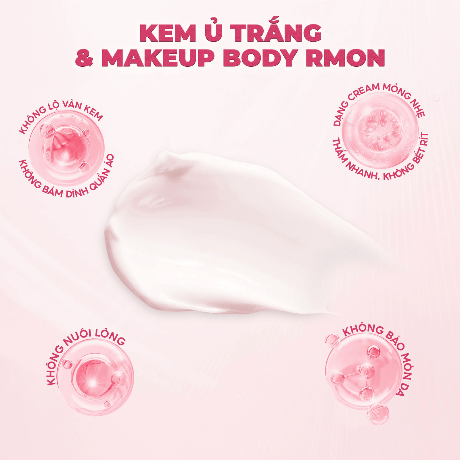 Kem Dưỡng Trắng Da Body Rmon White Label Dia Whitening Cream