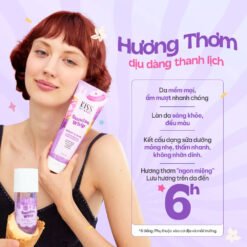 Sữa dưỡng trắng da toàn thân hương nước hoa Kiss My Body Bright & Shine 200g