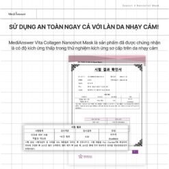 Mặt nạ thạch cung cấp collagen MediAnswer