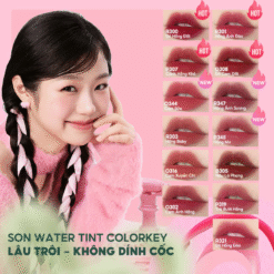 Son kem lì, mịn môi COLORKEY Soft Matte Water Tint 1.8g