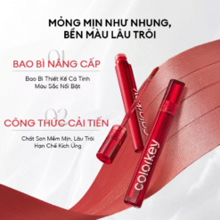Son kem lì mịn mượt COLORKEY Airy Velvet Lip Lacquer 3g