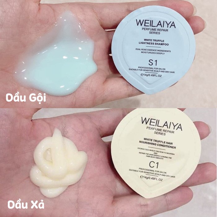 Bộ Gội Xả Phục Hồi Nấm Đa Tầng Truffle Weilaiya Perfume Repair Series