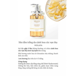 Sữa tắm trắng da hương nước hoa Weilaiya 450ml