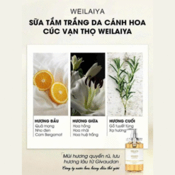 Sữa tắm trắng da hương nước hoa Weilaiya 450ml