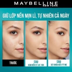 Xịt khóa nền 24h kiềm dầu Maybelline Fit Me Matte Poreless Setting Spray 60ml